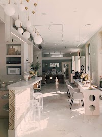 White Dining Table Near Bar Table