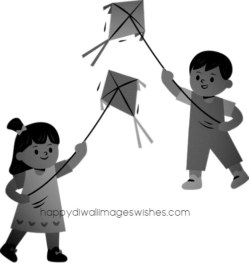 kite festival drawing