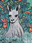 Kangaroo Art, Scenic Public Toilet, Corny Point, South Australia (kanga art)