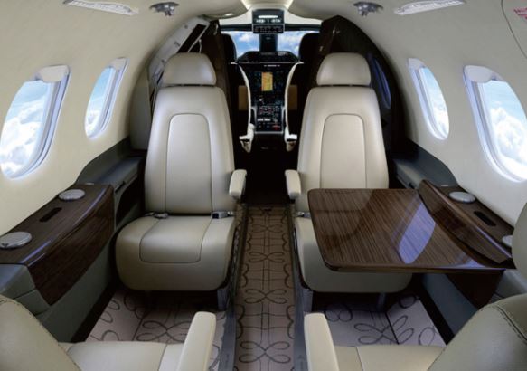 Embraer Phenom 100EV interior