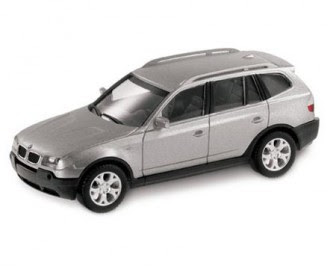 miniature BMW X3 Titanium Silver