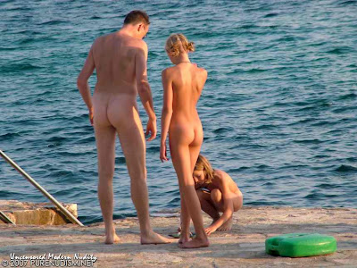 Summer Day Nudism Colony Full View