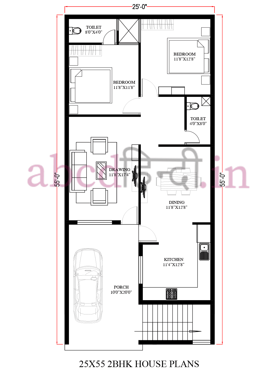 25 55 house plan