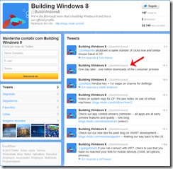 BuildWindows8 Twitter