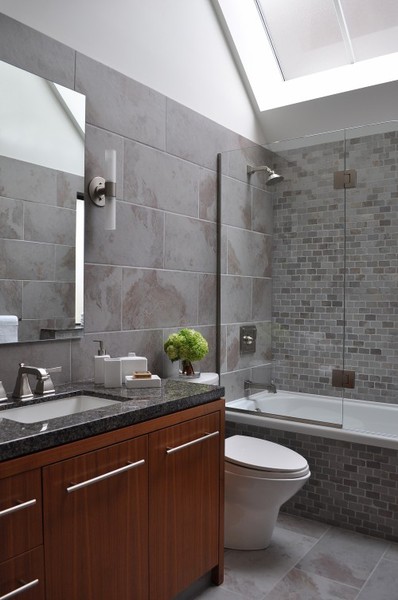 33+ Inspiration Small Bathroom Ideas With Grey Tiles