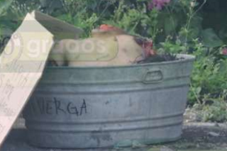 Hallan cuerpo descuartizado en una olla pozolera en Apatzingán, Michoacán