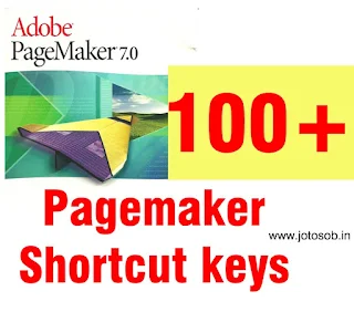 pagemaker shortcut keys