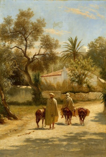 Le retour au village, 1881 - Charles Landelle