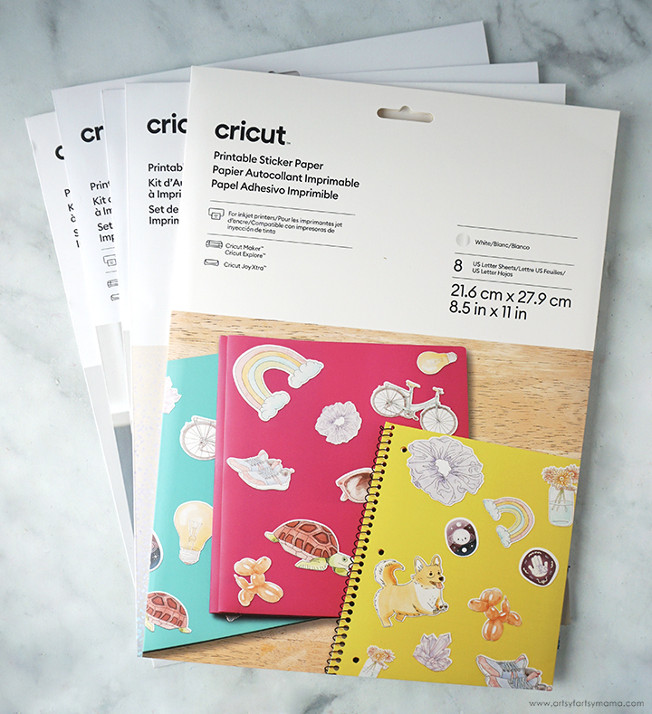 Easy Print & Cut Stickers with a Cricut