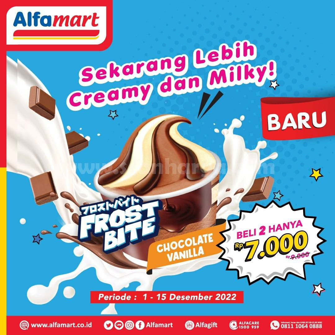 ALFAMART Promo Frosbite Chocolate Vanilla – Beli 2 Hanya Rp. 7.000