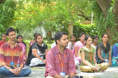 International Yoga Day at Vee Technologies - 2016