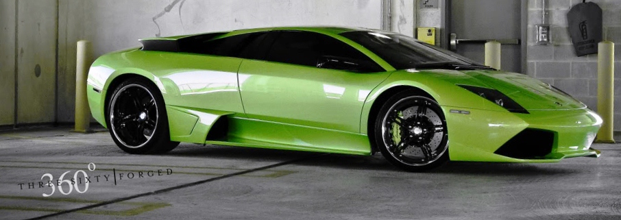 Splendid Lime Green Lamborghini Murcielago
