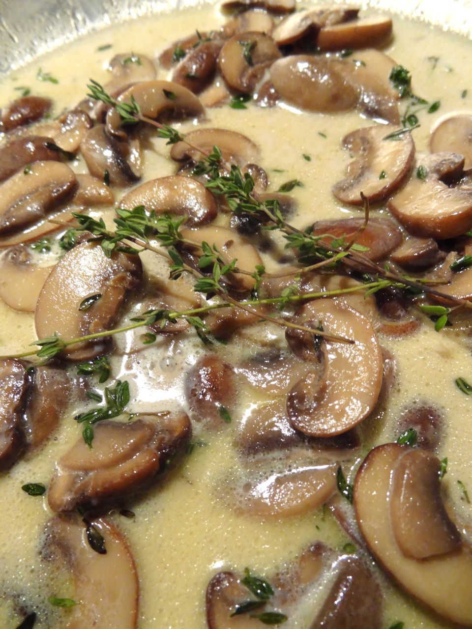 Scrumpdillyicious: Grilled Steak with Mushroom Marsala Cream Sauce