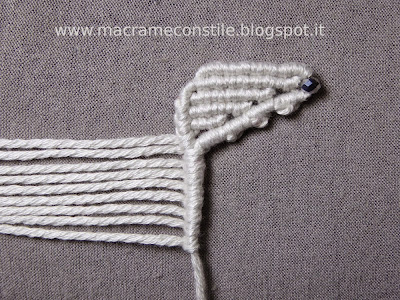 TUTORIAL macrame margarete stella 5