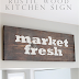 Kitchen Wooden Sign