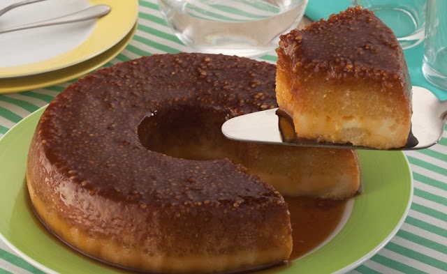 Pudim de Tapioca com Coco