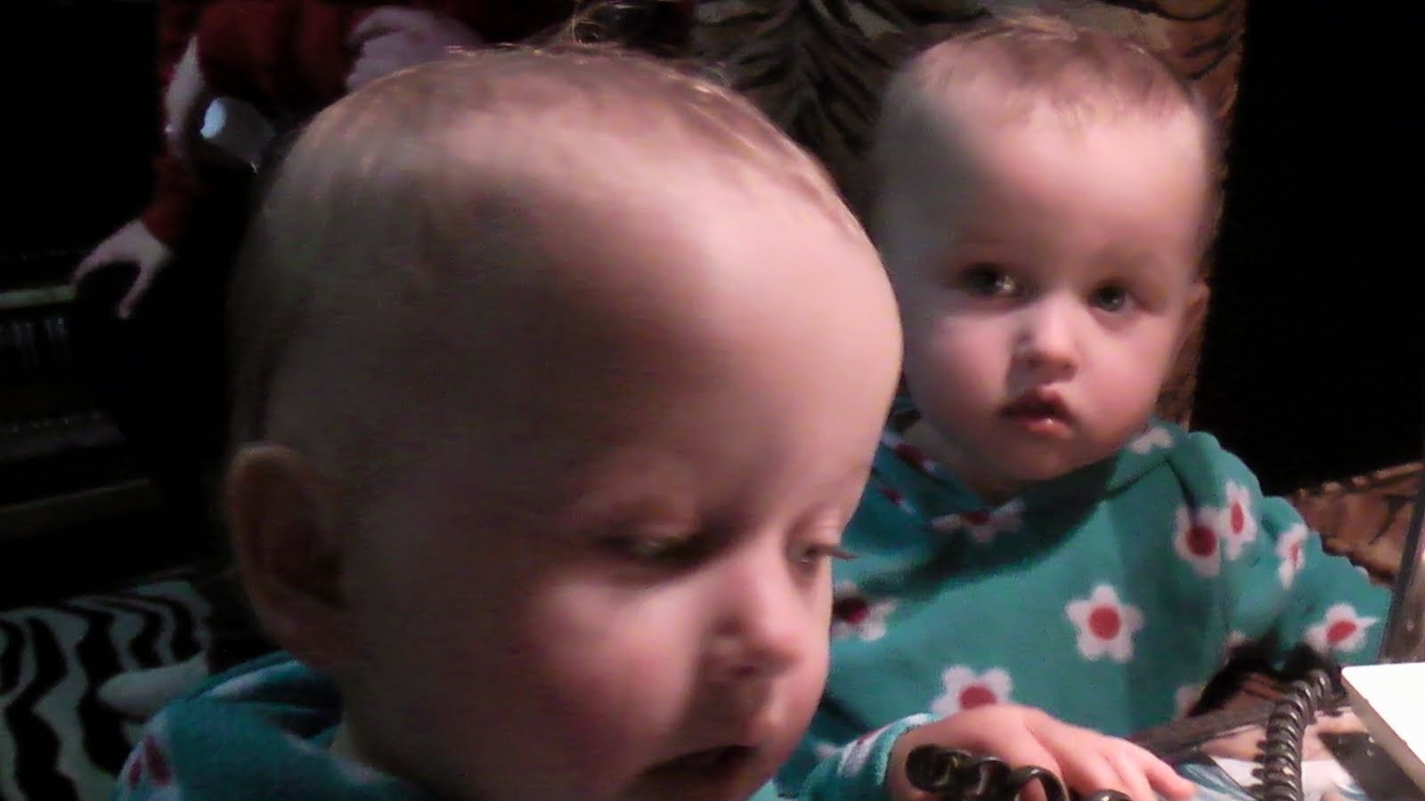 now twin artists! 2 years old