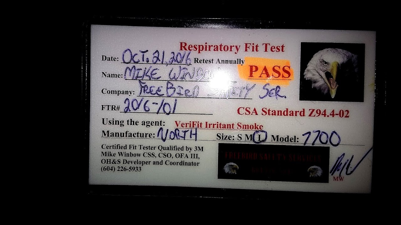 3m Respirator Fit Test