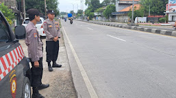 Upaya Pencegahan Tindak Kriminal, Polsek Losarang Terus Tingkatkan Patroli Strong Point