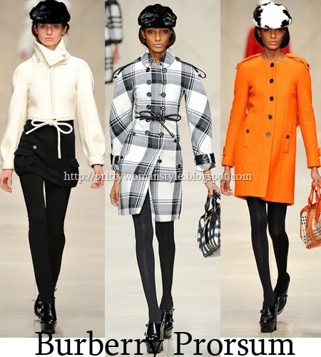 Burberry Prorsum къси вталени палта