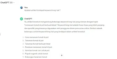 cek keyword di chatgpt