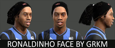 PES 2013 Ronaldinho Face by Grkm