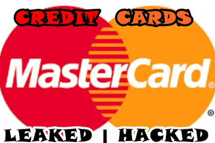 Free Leaked and Hacked MasterCard Credit Card Numbers With CVV, Security Code and Have Money