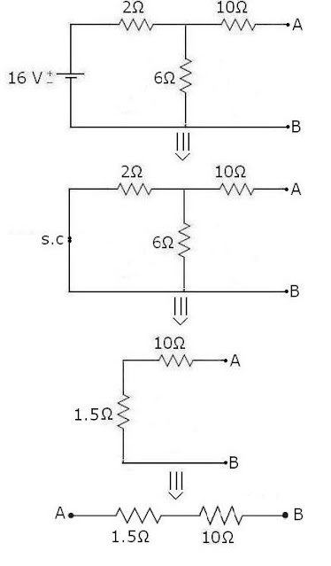 Thevenin's Equivalent Resistance