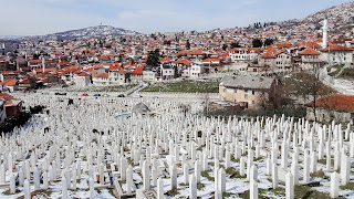 Seen from the yellow bastion in Sarajevo