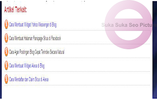 Cara Membuat Artikel Terkait Tanpa Gambar di Blog