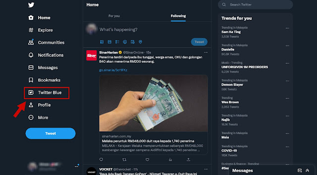 Cara Langgan Twitter Blue Untuk Dapatkan Blue Checkmark