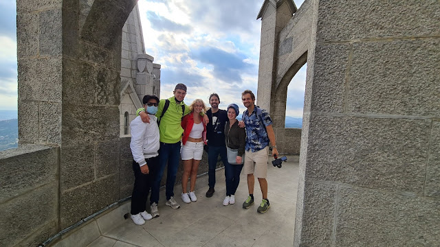 New in barcelona: Walk to the Tibidabo