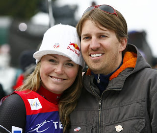 Lindsey Vonn with Husband