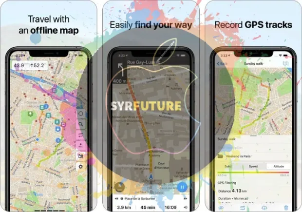 guru Maps لقطة شاشة لتطبيق iPhone و iPad
