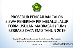 Panduan EMIS PIP Madrasah 2019