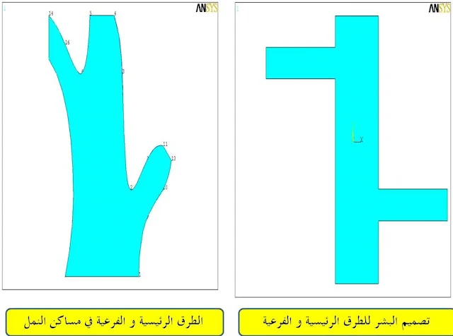 الآية في النمل: تطبيقات عملية في حياتنا    د. زيد قاسم محمد غزاوي مقدمة: هناك مقدمة جميلة لموضوع الآية في النمل في قول الله عز و جل في سورة المائدة – الآية (31): فَبَعَثَ اللَّهُ غُرَابًا يَبْحَثُ فِي الْأَرْضِ لِيُرِيَهُ كَيْفَ يُوَارِي سَوْءَةَ أَخِيهِ قَالَ يَا وَيْلَتَا أَعَجَزْتُ أَنْ أَكُونَ مِثْلَ هٰذَا الْغُرَابِ فَأُوَارِيَ سَوْءَةَ أَخِي فَأَصْبَحَ مِنَ النَّادِمِينَ حيث يخبرنا المولى عن الأخ الذي قتل أخيه و لم يدري ماذا يفعل بجثة أخيه فبعث الله له غرابا (مبيّن في صورة(1)) ليريه كيف يدفن أخاه، فنرى هنا كيف أن الله عز و جل يلفت لنظرنا بأنه يعلمنا من مخلوقاته شؤون حياتنا و كيفية التصرف الأمثل في أمورنا فإذا لم تعرف عمل شيء معيّن في هذه الدنيا من تطبيقات تكنولوجية أو غيرها فلا تكن مثل هذا الإنسان الذي قال و يخبرنا المولى:  (قَالَ يَا وَيْلَتَا أَعَجَزْتُ أَنْ أَكُونَ مِثْلَ هٰذَا الْغُرَابِ) بل أنظر و تفكر في مخلوقات الله مثل الغراب، النحل، النمل، و غيرها و تعلّم منها ما تريد و من هنا تأتي حكمة التفكر في مخلوقات الله لنرى المعرفة التي يريد أن يعلمنا إياها الله عز و جل و في هذا الإطار سنتفكر في النمل لنرى بحور المعرفة التي وضعها الله في هذا المخلوق. ماهية الآية في النمل و بيوته: لمعرفة الآية في النمل و بيوته يجب علينا أن نتفكر في الآية 18 من سورة النمل و هي: حَتَّىٰ إِذَا أَتَوْا عَلَىٰ وَادِ النَّمْلِ قَالَتْ نَمْلَةٌ يَا أَيُّهَا النَّمْلُ ادْخُلُوا مَسَاكِنَكُمْ لَا يَحْطِمَنَّكُمْ سُلَيْمَانُ وَجُنُودُهُ وَهُمْ لَا يَشْعُرُونَ حيث نجد من التفكر في هذه الآية الكريمة أن الله عز و جل يلفت نظرنا بخصوص النمل إلى أمور كثيرة لنتفكر فيها و منها: 1. التفكر في خلق الله للنملة: (وَادِ النَّمْلِ) 2. التفكر في كلام النمل: (قَالَتْ نَمْلَةٌ) 3. قدرة النملة الواحدة على مخاطبة جميع النمل في آن واحد: (قَالَتْ نَمْلَةٌ يَا أَيُّهَا النَّمْلُ) 4. التفكر في كيفية دخول النمل إلى مسكنه: (ادْخُلُوا مَسَاكِنَكُمْ) 5. التفكر في مساكن النمل: (ادْخُلُوا مَسَاكِنَكُمْ) خطوة 1: التفكر في خلق الله للنملة إذا تفكرنا في كيفية خلق الله و رحمته في النمل نجد بأن الله عز و جل يسّر للنملة عملية قطع أوراق النباتات بحيث تستطيع النملة الصغيرة قطع الأوراق بكل يسر و سهولة، فالسؤال الآن هو عن كيفية قطع النملة الصغيرة لورق النبات و غيرها من الأمور بهذه السهولة؟ يكمن الجواب في التفكر في خلق الله للقواطع في جسم النملة و التي هي مبيّنة في صورة (1).  صورة (1): فك النملة (عضو القطع في النمل). فإذا تفكرنا في الأمور التي وضعها الله في فك النملة لتيسير عملها في قطع الأوراق نكتشف ما يلي: 1. نجد بأن الله عز و جل وضع مادة الزنك كطلاء على فك النملة، فيعلمنا الله عز و جل من هذا بأننا إذا وضعنا مادة الزنك في تركيب المادة و كطلاء لها فإن ذلك سيكسبها قوة ميكانيكية كبيرة جدا بحيث تتضاعف قوت المادة ثلاث أضعاف، و من استخدامات هذا هو طلاء أدوات الحفر، القطع، و الطرق التي يستخدمها الإنسان. كما هو مبيّن في صورة (2).  صورة (2): طلاء بالزنك للمواد لزيادة القوة الميكانيكية. و في التطبيقات الهندسية فإن إضافة الزنك إلى مواد مختلفة مثل الزجاج، الألمنيوم، الحديد، و غيرها يؤدي إلى الحسنات التالية في تلك المواد: - مقاومة أكبر للظروف الجوية - قوة ميكانيكية أكبر - مقاومة أكبر لسطح المعدن لعمليات الحت و زيادة صلابة السطح هذه المعرفة المستقاة من خلق الله لفكي النملة و احتوائهما على مادة الزنك يمكن توظيفها أيضا في تشخيص أمراض الأسنان في الإنسان، فإذا حللنا العناصر الموجودة في أسنان الإنسان نجد و سبحان الله العظيم بأن أسنان الإنسان تحتوي على مادة الزنك و إذا فهمنا وظيفة الزنك في فكي النملة و هي زيادة قوة الفكين نفهم وظيفة الزنك في أسنان الإنسان و هي زيادة قوة و صلابة الأسنان (كما هو مبيّن في صورة (3)).  صورة (3): الأسنان في الإنسان و احتوائها على مادة الزنك مثل احتواء فكي النملة على هذا العنصر. فمن التطبيقات العملية على هذا هو أن بعض الناس يشتكي من تكرار تسوس الأسنان مع أنهم يأخذون العناصر المختلفة مثل الكالسيوم، الفسفور، و غيرها فيقعون في حيرة من أمرهم لماذا تتكرر عملية التسوس مع أنهم يهتمون بأسنانهم من تغذية و نظافة. فيكمن الجواب في الآية في النمل في الاستنتاج بأن الزنك يزيد من قوة و صلابة الأسنان ففي معظم هذه الحالات يكون هناك نقص في كمية عنصر الزنك في أجسام هؤلاء الناس الذين يشتكون من هذه المشكلة. فيكمن الحل إذا في زيادة نسبة الزنك في أجسام هؤلاء الناس لزيادة قوة و صلابة الأسنان مما يقلل من قدرة البكتيريا على نخر السن. 2. ليسّهل الله عز و جل على النملة قطع الأوراق فقد وضع الله آلية في فك النملة بحيث يهتز الفك بتردد عالٍ أثناء قطع الورقة و هذا من شأنه توليد طاقة اهتزازية كبيرة على الورقة و تكسير الروابط بين ذرات و مركبات الورقة و بالتالي تقطيع الورقة بيسر. و قد تنبّه البشر لذلك في تصميم الحفّارات و القطّاعات بحيث وضعوا فيها محرك يولّد اهتزازات ذات ترددات عالية و ذلك لتسهيل عملية تكسير الصخور و قطع المواد المختلفة كما هو مبيّن في صورة (4).  صورة (4): من آلات الحفر التي يستخدمها الإنسان. خطوة 2: التفكر في كلام النمل نلاحظ في الآية الكريمة بأن الله عز و جل يخبرنا بأن النمل له القدرة على أن يتكلم مع بعضه البعض (قَالَتْ نَمْلَةٌ) فنريد أن بعرف بهدي القرآن كيف يحقق النمل ذلك و ما هي التطبيقات الهندسية في حياتنا من هذا الفهم؟ يمكن معرفة مفتاح فهم كلام النمل من تدبر ذات الآية الكريمة في قول الله: (وَهُمْ لَا يَشْعُرُونَ) فنلاحظ بأن الله عز و جل يخبرنا بأن الطريقة التي يتخاطب بها النمل هي شعورهم بالبيئة المحيطة بدليل قول النملة في الآية الكريمة: (وَهُمْ لَا يَشْعُرُونَ) فلم تقل النملة بأن سليمان و جنوده لا يبصرون أو لا يسمعون بل لا يشعرون فهذا هو علم النملة بطريقة التفاهم و التخاطب فنستنتج من هذا بأن النمل يتكلم و يتخاطب مع بعضهم البعض بطريقة الشعور (أي الجس الميكانيكي للاهتزازات المتولدة في البيئة). فمثلا عندما يقول إنسان بأنه شعر بالهواء البارد فهذا يعني بأن اهتزازات الهواء حفزت مستقبلات على جلده مثل الشعر ليحس بالهواء و هذا يعني بأنه يجب أن يكون على جسم النملة مستقبلات للاهتزازات الميكانيكية و هذا (سبحان الله العظيم) ما نجده على جسم النملة كما هو مبيّن في صورة (5).  صورة (5): الهوائي في جسم النملة الذي يستخدم لجس الاهتزازات الميكانيكية. فنلاحظ من التفكر في تصرف النمل بأن هناك اتصال ميكانيكي بين النمل في غالب الأحيان فبذلك تستطيع النملة أن تتكلم من الأخرى من خلال توليد اهتزازات من جسمها و الهوائي إلى هوائي و جسم النملة الأخرى و تتكرر العملية تباعا كما هو مبيّن في صورة (6).  صورة (6): الاتصال الميكانيكي للنمل من أجل التخاطب و أمور أخرى. فالسؤال الآن هو عن كيفية الاستفادة العملية من فهم كيفية تخاطب النمل مع بعضهم البعض و الهوائي الذي خلقه الله للنملة من أجل جس النملة لبيئتها؟ تكمن الإجابة في قول الحق في سورة السجدة – الآية (7): (الَّذِي أَحْسَنَ كُلَّ شَيْءٍ خَلَقَهُ وَبَدَأَ خَلْقَ الْإِنسَانِ مِن طِينٍ) حيث يخبرنا الحق بأنه أحسن كل شيء خلقه و هذا يعني من منظور التفكر في خلق الله للنمل بأن هوائي النملة هو أفضل (أحسن) هوائي من ناحية هندسية قادر على حصد جميع الطاقة الاهتزازية، فنستنتج من هذا بأنه إذا قمنا بتصميم هوائي بتصميم شبيه لهوائي النملة فهذا يعني بأن هذا الهوائي هو أفضل تصميم لحصد الأمواج الميكانيكية و الكهرومغناطيسية، فلا عجب بأن الغريب توصل بعد سنوات من البحث بأن من أفضل الهوائيات هو الذي يحتوي على أعمدة استشعارية متفرعة من العمود المركزي قادرة على حصد أكبر كمية من الطاقة الاهتزازية في الأمواج الكهرومغناطيسية مثل الشعيرات التي توجد في هوائي النمل و البعوضة كما هو مبيّن في صورة (7).  صورة (7): من أفضل الهوائيات هي التي تبنى على التصميم الهندسي لهوائي البعوضة و النملة. خطوة 4: التفكر في كيفية دخول النمل إلى مسكنه إذا تفكرنا في قول الحق في سورة النمل – الآية (18): (ادْخُلُوا مَسَاكِنَكُمْ) نجد بأن الله عز و جل يلفت نظرنا إلى كيفية دخول النمل إلى مساكنه، و إذا فعلنا ذلك نجد بأنه إذا كان هناك مئات النمل خارج بيته و شعروا بخطر ما فإننا نجدهم يدخلون إلى مسكنهم في ثواني من ثقب صغير كما هو مبيّن في صورة (8). فالسؤال الآن هو عن كيفية دخول مئات النمل إلى مسكنه في ثواني و ما هي تطبيقات ذلك في حياتنا العملية؟  صورة (8): التفكر في كيفية دخول النمل إلى مسكنه. الجواب المنطقي على السؤال حول كيفية دخول مئات النمل إلى المسكن في ثواني هو أن الله عز و جل خلق بيت النمل بطريقة تسمح بالمرور السريع جدا لكل نملة عندما تريد دخول البيت و السرعة أيضا في وصول النملة إلى المكان الذي تريده في المسكن. يكمن الجواب في التفكر في تصميم الطرق الرئيسية و الفرعية في مساكن النمل بحيث نجد بأن الطرق الفرعية في مسكن النمل تكون بزوايا ليست بقائمة كما هو مبيّن في صورة (9).  صورة (9): الطرق التي هدى الله النمل لبنائها في مساكنه (تلاحظ الزوايا غير القائمة بين الطرق الرئيسية و الفرعية). و لمعرفة أهمية كون الزاوية ليست بقائمة بين الطرق الرئيسية و الفرعية في بيوت النمل يجب علينا مقارنة ذلك مع طريقة البشر في تصميم الطرق في زماننا هذا و هي أنه في غالب الأمر فإن الطرق المتفرعة من الرئيسية تكون بزوايا قائمة كما هو مبيّن في صورة (10).  صورة (10): طريقة البشر في بناء الطرق (تلاحظ الزوايا القائمة بين الطرق الرئيسية و الفرعية). فإذا استخدمنا جهاز الحاسوب لمعرفة فوائد كون الزوايا ليست قائمة في مساكن النملة مقارنة بزوايا قائمة في تصميم البشر للطرق في المدن كما هو مبيّن في صورة (11) و صورة (12) بحيث قام الحاسوب بحساب نمط تدفق النمل في داخل قنوات بيته و تدفق المركبات في الطرق التي يبنيها البشر.  صورة (11): نموذج حاسوبي للطرق من تصميم البشر و تلك التي هدى الله النمل لبنائها.  صورة (12): نتائج الحاسوب لحساب تدفق النمل في بيوته و المركبات في الطرق من تصميم البشر. تبيّن النتائج المبيّنة في صورة (12) بأن مرور الأشياء سواء كانت نمل، مركبات، سوائل، و غيرها في قنوات فرعية بزوايا ليست قائمة له الميزات التالية: 1. مرور بأقل طاقة ممكنة و هذا من شأنه تقليل متطلبات الطاقة للنملة للمرور في المنزل. 2. عدم تباطأ النملة عندما تريد المرور إلى قناة فرعية و هذا من شأنه عدم التأثير على النمل الذي يسير في الطرق الرئيسية و بالتالي عدم حدوث ازدحام مروري في مسكن النمل. 3. عدم حدوث اصطدام بين النمل في منازله بالرغم من العدد الكبير من النمل الذي يمشي في البيت. 4. اضطراب في مرور المركبات في الطرق التي يبنيها البشر مقارنة بمرور سلس و سريع للنمل في الطرق التي هدى الله عز و جل النمل لبنائها في منزله. يمكن تفسير النتائج المبيّنة فيما سبق بأنه في حالة الطرق التي يصممها البشر فإن المركبة بحاجة إلى أن تتباطأ كثيرا لكي تتمكن من دخول الطريق الفرعية بسبب الزاوية القائمة بين الطرق الفرعية و الرئيسية و هذا التباطؤ يؤدي إلى تباطأ المركبات السائرة في الطرق الرئيسية و الذي يؤدي بدوره إلى ازدحام مروري في الطرق الرئيسية و الفرعية. أمّا في حالة حركة النملة في الطرق في مساكن النمل فبسبب الزوايا الانسيابية (غير القائمة) بين الطرق الرئيسية و الفرعية فإن النملة ليست بحاجة إلى أن تتباطأ لكي تدخل الطرق الفرعية في المسكن و بالتالي تستمر حركة النمل في الطرق الرئيسية و الفرعية بدون أي تباطؤ و بالتالي لا يحدث أي ازدحام مروري في بيوت النمل (كما هو مبيّن في صورة (13).  صورة (13): حركة النمل في طرق مسكنه و حركة المركبات في الطرق. من التطبيقات العملية لهذه المعرفة هو أنه إذا قام البشر بتصميم و بناء الطرق في المدن بتصميم مشابه لذلك التصميم في بيوت النمل فهذا من شأنه أن يقلل بدرجة كبيرة من الازدحام المروري للمركبات، التقليل من الحوادث المرورية، و تقليل صرف المركبة للوقود. خطوة 5: التفكر في مساكن النمل تبيّن صورة (14) مثالا على مسكن النمل و هو مسكن لما يسّمى بالنمل الأبيض.  صورة (14): مسكن النمل الأبيض. إذا تفكرنا في الهدى الذي هداه الله عز و جل للنمل الأبيض في كيفية بناء مساكنه نستطيع تعلّم أمور كثيرة و منها: 1. أفضل كفاءة لنظام تدفئة و تبريد: من الملاحظ بأن درجة الحرارة في داخل مسكن النمل الأبيض يجب أن تبقى ثابتة بقيمة 31 درجة مئوية مع أن درجة الحرارة الخارجية تتغير من 2 درجة مئوية بالليل إلى 40 درجة بالنهار بالإضافة إلى التغيرات في فصلي الصيف و الشتاء، و من تفسير هذا هو أن الله عز و جل علّم النمل الأبيض طريقة بناء لنظام تهوية في مسكنه بحيث يضمن ثبات درجة الحرارة. فإذا تعلمنا أفكار هندسية من كيفية بناء النمل الأبيض لمنزله و تم تطبيق هذه الأفكار في منازلنا فبذلك نرفع من كفاءة التهوية و أنظمة التدفئة و التبريد في منازلنا و بالتالي التقليل الكبير لتكاليف إنشاء و تشغيل هذه الأنظمة. فيما يلي أبدأ بدراسة كيفية محافظة منزل النمل الأبيض على ثبات درجة الحرارة في مسكنه و أنظر إلى كيفية بناءه لأبراج التهوية في المنزل و هي مشار إليها برقم 1 في صورة (15).  صورة (15): مسكن النمل الأبيض (أبراج التهوية مشار إليها بالرقم 1). حيث نجد بأن الله عز و جل علّم النمل الأبيض أن يبني مجاري التهوية المتفرعة من الرئيسية بزوايا ليست قائمة، إذا ما قورنت بطريقة بناء البشر لمجاري و قنوات التهوية و التدفئة و التبريد في المنشآت و المنازل كما هو مبيّن في صورة (16).  صورة (16): قنوات التهوية في بيوت النمل الأبيض و في بيوتنا.  فالسؤال الآن هو عن الفرق الذي تحدثه اختلاف الزاوية في تفرعات مجاري التهوية على كفاءة و تكاليف أنظمة التهوية و التبريد و التكييف، و لمعرفة الإجابة على ذلك قمت بعمل نموذج حاسوبي مبيّن في صورة (17) حيث تبيّن صورة (17-أ) قنوات الهواء بزوايا قائمة (90 درجة) كما هو الحال في منازلنا و تبيّن صورة (17-ب) قنوات الهواء في مساكن النمل و هي ليست بقائمة.  صورة (17): نموذج حاسوبي لقنوات تدفق الهواء في بيوت النمل الأبيض و تلك التي في منازلنا. تبيّن صورة (18) نتائج الحاسوب من حساب نمط تدفق الهواء في هذه القنوات لكلى التصميمين (أي التصميم القرآني المبني على بيوت النمل و التصميم الحالي لمنازلنا).   صورة (18): نموذج حاسوبي يبيّن تدفق الهواء في مجاري التهوية المبنيّة على بيوت النمل و تلك التي توجد في منازلنا. يلاحظ من نتائج الحاسوب المبيّنة في صورة (18-أ) بأن مجاري التهوية بزوايا ليست قائمة كما في بيوت النمل الأبيض توّلد تدفق سلس للهواء و هذا يعني بأن تدفق الهواء في مجاري التهوية يحتاج إلى ضغط قليل لإتمام العملية، أمّا إذا نظرنا إلى نمط تدفق الهواء في مجاري التهوية في بيوتنا (صورة (18-ب)) نجد بأن نمط التدفق غير سلس و هذا يعني بأنه نحن بحاجة إلى ضغط قوي لإكمال مرور الهواء خلال الشبكة و هذا يستلزم طاقة كبيرة و تكاليف باهظة. إذا نلاحظ الفرق الكبير الذي تحدثه تغيّر الزاوية في تفرعات مجاري التهوية و التدفئة و التبريد على الكفاءة و التكاليف و نجد بأن الله عز و جل يعلمنا من خلقه لبيوت النمل الأبيض الزاوية الصحيحة لعمل هذه الأنظمة بدون اللجوء إلى التجربة و الخطأ و الذي يهدر الوقت، الجهد، و المال. تطبيق عملي لهذا في حياتنا يكمن في تغييّر زوايا مجاري التهوية و التدفئة و التبريد من الشكل المبيّن في صورة (17-أ) إلى الزوايا التي يعلمنا إياها الله من بيوت النمل كما هو مبيّن في صورة (17-ب). وهذا من شأنه تقليل متطلبات الطاقة لتشغيل أجهزة التدفئة و التبريد و بالتالي هذا يعتبر مساعدة في حل مشكلة الطاقة في الدول. و كمثال عملي على كفاءة نظام التهوية في مساكن النمل الأبيض فقد قام مهندس (مايك بيرس) ببناء مبنى لسوق تجاري في زمبابوي يسّمى (East Gate Center) بحيث أن الأفكار التصميمية لنظام التهوية في هذا المبنى مأخوذة من نظام التهوية في مساكن النمل الأبيض (كما هو مبيّن في صورة (19)).  صورة (19): نظام تهوية في مبنى لسوق تجاري مبني على نظام التهوية في منازل النمل الأبيض. و يذكر بأن درجة الحرارة في المبنى المشار إليه في صورة (19) تبقى مريحة للبشر طوال السنة بدون استهلاك كبير للطاقة و بدون استخدام أنظمة تدفئة و تبريد حديثة. و يذكر بأن هذا المبنى يستهلك 10% من الطاقة إذا ما قورنت بالطاقة اللازمة فيما لو تم تدفئة و تبريده بأجهزة التكييف الحديثة. و تم توفير 3.5 مليون دولار لعدم وجود أنظمة تكييف مكلفة في المبنى و كلفة الاستئجار في المبنى هو أقل بمعدل 20% من المباني المجاورة له لعدم وجود تكاليف تدفئة و تكييف. دمج مساكن النحل و النمل في تصميم واحد لمنزل للبشر: في مواضيع سابقة بيّنت بحمد الله كيفية بناء منازل للبشر بحيث تكون قوية، متزنة، مقاومة للاهتزازات، و قليلة التكلفة عن طريق التفكر في خلق الله لبيوت النحل، و في هذه المقالة تعلمنا هدى الله للنمل بخصوص كيفية تدفئة و تبريد النمل لمساكنه فالذي سأقوم به الآن هو دمج التصميم الذي تعلمناه من التفكر في بيوت النحل بخصوص تصميم منزل من ناحية إنشائية مع التصميم الذي تعلمناه من بيوت النمل بخصوص كيفية تهوية المنزل و ذلك لنحصل على منزل يتمتع ببعض خصائص بيوت النحل و بيوت النمل. تبيّن صورة (20) أول مرحلة في بناء البيت القرآني الذي يدمج تصميم بيت النحل و النمل بحيث أنه هناك ستة غرف في المنزل مبيّنة في الصورة بالأرقام من (1-6) حيث أن هذه الغرف مأخوذ تصميمها من بيوت النحل بحيث أنها قوية، متزنة، و مقاومة للاهتزازات، و قليلة التكلفة و المنطقة المركزية في المنزل المبيّنة باللون الأحمر ليست غرفة و لكن قناة كبيرة للتهوية بحيث تكون مفتوحة للسماء من الأعلى و تحتوي من الأسفل على قنوات مفتوحة عرضيا.  صورة (20): بداية تصميم لبيت للبشر مدمج بين تصميم بيوت النحل و النمل. و يمكن أيضا عمل طوابق من ذات التصميم لعمل بناية تحتوي على عدد أكبر من الغرف بحيث تشترك جميع الغرف بقناة التهوية الرئيسية المبيّنة باللون الأحمر كما هو مبيّن في صورة (21).  صورة (21): إمكانية عمل طوابق من ذات التصميم لعمل بنايات. الخطوة التالية في التصميم هي عمل مجرى لدخول الهواء البارد إلى الغرف و الذي يأتي من قناة التهوية المركزية الرئيسية و عمل مجرى لخروج الهواء الساخن من الغرف و هذه المجاري هي عبارة عن فتحات في الجدران المكونة لقناة التهوية الرئيسية في المنزل و توضع النوافذ على الجدار المقابل بحيث تكون على ارتفاع متوسط بين قناة الهواء البارد و الساخن كما هو مبيّن في صورة (22).  صورة (22): نظام تهوية بيوت النمل الأبيض مدمج مع التصميم الإنشائي لبيوت النحل. المبنى المدمج المبيّن في صورة (21) يتمتع بالميزات التالية: 1. قوة إنشائية كبيرة 2. مبنى متزن 3. مقاوم للزلازل 4. استخدام اقل مواد إنشائية لبناء المبنى 5. قليل التكلفة 6. مبنى عازل للصوت 7. مبنى عازل للحرارة و هي ميزة في فصل الشتاء لعزل الجو الخارجي البارد 8. تبريد في الصيف بدون أجهزة تبريد تقليدية زيد قاسم محمد غزاوي