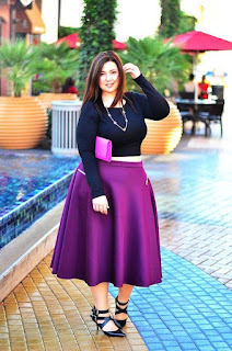 faldas ideales para disimular la pancita, moda curvy