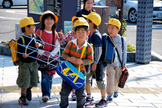 School Children Uji Japan