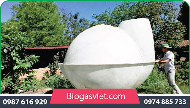 hầm ủ biogas composite cải tiến