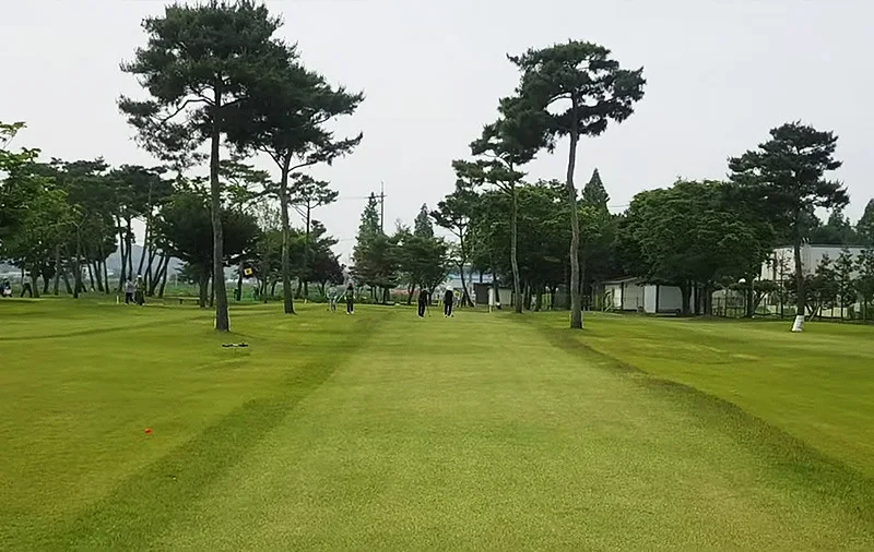 충남 홍성에 있는 18홀 홍성군파크골프장