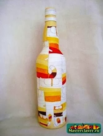  Kerajinan  Tangan  Dari  Botol  Bekas  Botol  Lukis 6