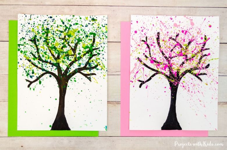 26 Teriffic Tree Crafts and Art Projects - Messy Little Monster