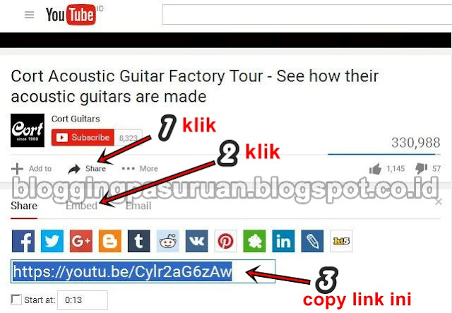 Cara Pasang Video Youtube Responsive di Blog