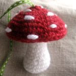 patron gratis hongo amigurumi |  free amigurumi pattern mushroom 