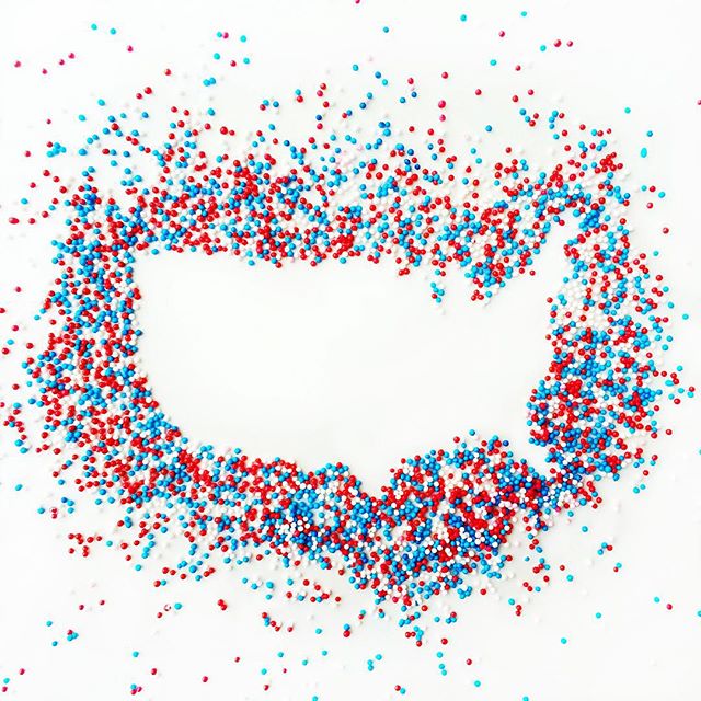 SO COOL! America in Sprinkles!