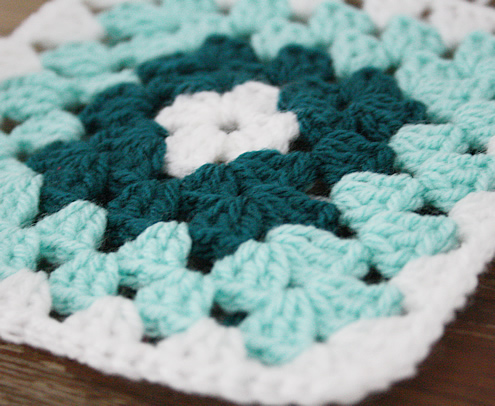 Granny square petrol