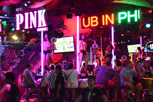 Bangla Road Patong pink lights