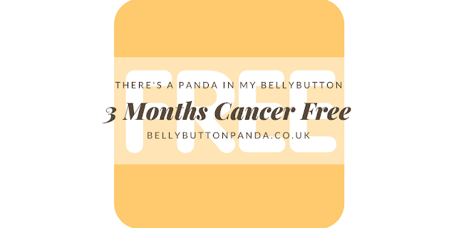 Three Months Cancer Free, www.bellybuttonpanda.co.uk