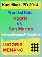 Prediksi Bola Inggris vs San Marino (Kualifikasi Piala Dunia 2014)