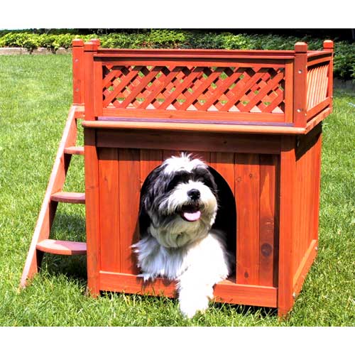 wooden dog kennel plans